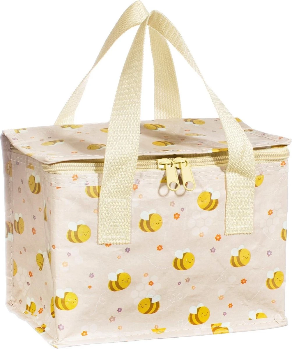 Lunchtasje/ Koeltasje Bijen / Happy Bee Van Sass & Belle 3 Lunchtasje/ Koeltasje Bijen / Happy Bee Van Sass & Belle