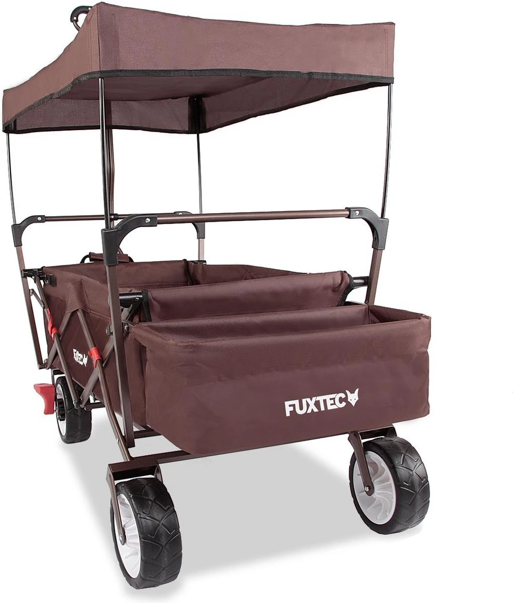 FUXTEC Bolderkar CT350 - Bruin 5 FUXTEC Bolderkar CT350 - Bruin - Afbeelding 3