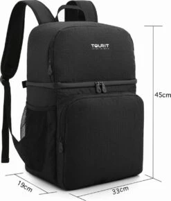 Koeltas Rugzak (28L) - Geschikt Voor 16 Blikjes - Lunchtas Voor Dames En Heren - Zwart 13 Koeltas Rugzak (28L) - Geschikt Voor 16 Blikjes - Lunchtas Voor Dames En Heren - Zwart -Buiten Kamperen 1023x1200 4