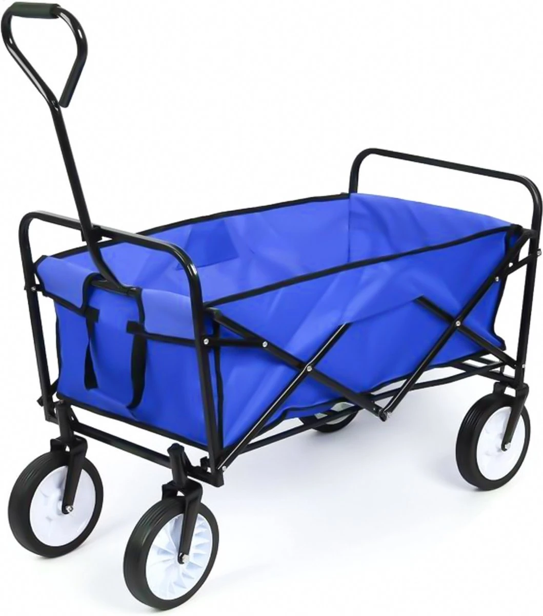 Merkloos Bolderkar - Bolderkar Opvouwbaar - Bolderwagen - Bolderwagen Opvouwbaar - Blauw 3 Merkloos Bolderkar - Bolderkar Opvouwbaar - Bolderwagen - Bolderwagen Opvouwbaar - Blauw