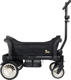 Deryan Luxe Sandy Bolderkar - Duo Buggy - Tandem Buggy - Opvouwbaar - Inklapbare Bolderwagen - Duo Kinderwagen - Zwart -Buiten Kamperen 1061x1200 1