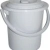 Curver Toiletemmer Met Deksel - 10L - 31 Cm - Lichtgrijs -Buiten Kamperen 1082x1200 10