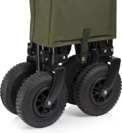 Campart Bolderkar HC-0915 - Opvouwbaar - Bolderwagen Met Stevig Harmonicaframe - Inclusief Opbergtas En Bodemplaat - Groen -Buiten Kamperen 1101x1200