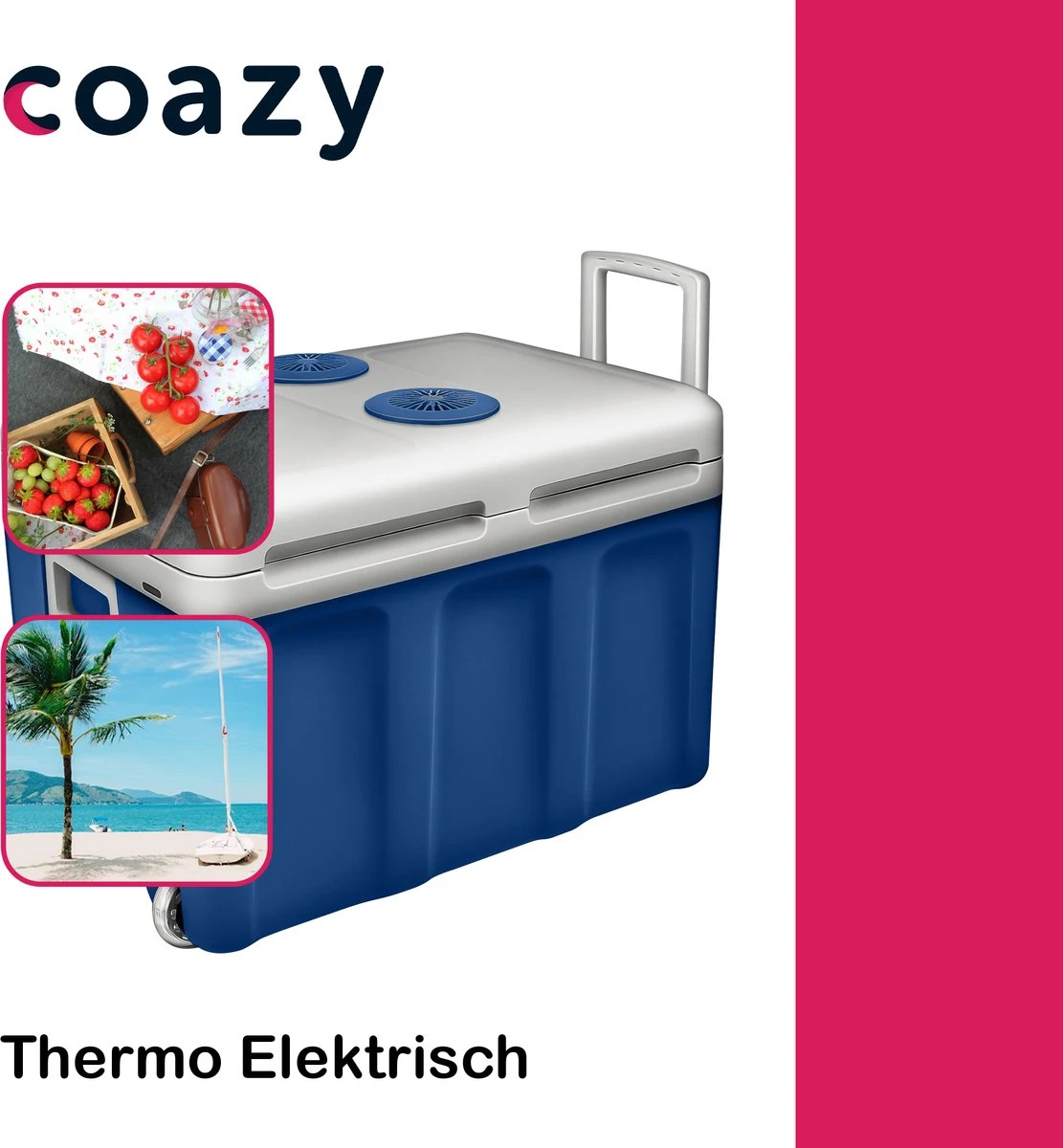 Koelbox Met Wielen Voor Auto & Camping Warm En Koud 40L - Frigobox Elektrisch 12v 230 Volt - MiniBar - Mini Koelkast | Verkoelt En Verwarmt | Eco-modus - Minibar - Mini Koelkast 13 Koelbox Met Wielen Voor Auto & Camping Warm En Koud 40L - Frigobox Elektrisch 12v 230 Volt - MiniBar - Mini Koelkast | Verkoelt En Verwarmt | Eco-modus - Minibar - Mini Koelkast - Afbeelding 11