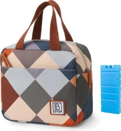 Brisby 4 Laags Geïsoleerde Koeltas - Lunchtas 4 Liter - Blok