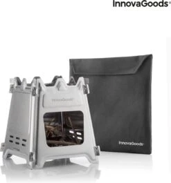 Innovagoods INKLAPBARE STALEN CAMPINGOVEN FLAMET - Camping Oven - Mini Oven - Camping Oventje - Oventje Camping - Mini Oven Vrijstaand - Mini Oventje -Buiten Kamperen 1120x1200 3