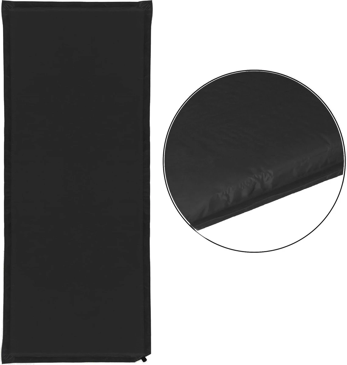 Springos Slaapmat | Zelfopblazend | 180 Cm | Inclusief Hoes | Zwart 13 Springos Slaapmat | Zelfopblazend | 180 Cm | Inclusief Hoes | Zwart - Afbeelding 11
