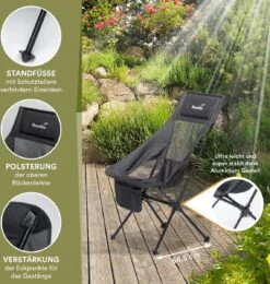 Skandika Campingstoel Compact – Campingstoelen - Campingstoel Tot 150 Kg Belastbaar - Kampeerstoel, Visstoel, Kleine Pakmaat, Opvouwbaar, Stabiel, Licht, Comfortabel Gepolsterd – Draagtas Meegeleverd - Vouwstoel – Zwart 10 Skandika Campingstoel Compact – Campingstoelen - Campingstoel Tot 150 Kg Belastbaar - Kampeerstoel, Visstoel, Kleine Pakmaat, Opvouwbaar, Stabiel, Licht, Comfortabel Gepolsterd – Draagtas Meegeleverd - Vouwstoel – Zwart -Buiten Kamperen 1142x1200 5