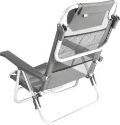 Bo-Camp Beach Chair - Monaco - Aluminium - Grijs -Buiten Kamperen 1149x1200 2