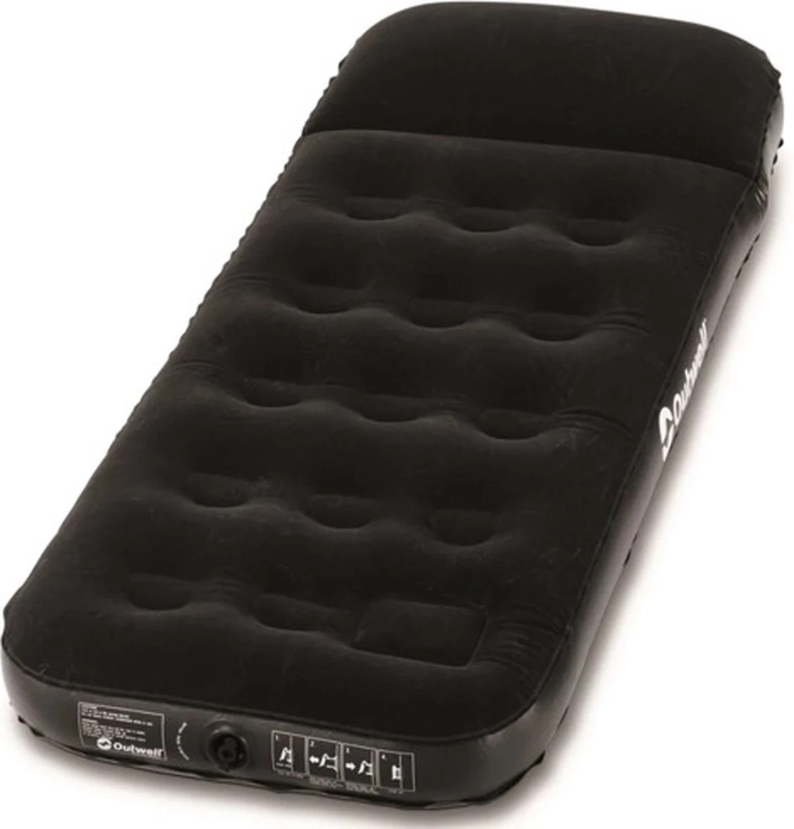 Outwell Luchtbed Flock Classic Eenpersoons 185x75x18/28 Cm 360440 3 Outwell Luchtbed Flock Classic Eenpersoons 185x75x18/28 Cm 360440