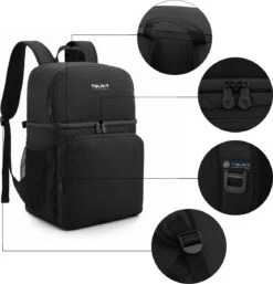 Koeltas Rugzak (28L) - Geschikt Voor 16 Blikjes - Lunchtas Voor Dames En Heren - Zwart 16 Koeltas Rugzak (28L) - Geschikt Voor 16 Blikjes - Lunchtas Voor Dames En Heren - Zwart -Buiten Kamperen 1152x1200 2