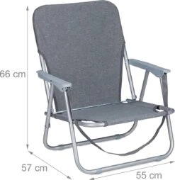 Relaxdays Strandstoel Opvouwbaar - Set Van 2 - Lage Campingstoel - Kampeerstoel Leuning - Grijs 13 Relaxdays Strandstoel Opvouwbaar - Set Van 2 - Lage Campingstoel - Kampeerstoel Leuning - Grijs -Buiten Kamperen 1165x1200 2