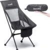 Skandika Campingstoel Compact – Campingstoelen - Campingstoel Tot 150 Kg Belastbaar - Kampeerstoel, Visstoel, Kleine Pakmaat, Opvouwbaar, Stabiel, Licht, Comfortabel Gepolsterd – Draagtas Meegeleverd - Vouwstoel – Zwart -Buiten Kamperen 1167x1200 3
