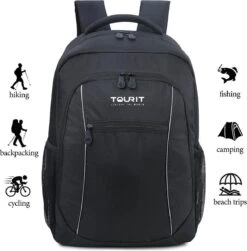 Koelrugtas - 23L - Wandelrugzak - Dagrugzak - Outdoor Rugzak - Dames & Heren - Zwart -Buiten Kamperen 1179x1200 3