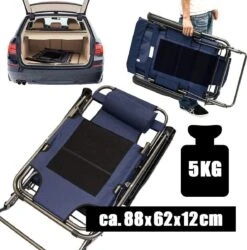 Ligstoel 155x60cm - Opvouwbaar Campingstoel Ligbed Strandstoel Tuinstoel Vouwligstoel Blauw 23 Ligstoel 155x60cm - Opvouwbaar Campingstoel Ligbed Strandstoel Tuinstoel Vouwligstoel Blauw -Buiten Kamperen 1184x1200 4