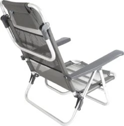 Bo-Camp Beach Chair - Monaco - Aluminium - Grijs -Buiten Kamperen 1184x1200 5