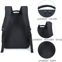 Koelrugtas - 23L - Wandelrugzak - Dagrugzak - Outdoor Rugzak - Dames & Heren - Zwart -Buiten Kamperen 1189x1200 9