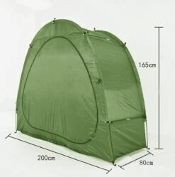 Merkloos Fietstent, Beschermhoes Fietsenschuur, Tent Voor Camping In De Open Lucht-groen 200*80*165CM -Buiten Kamperen 1191x1200