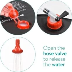 Navaris Campingdouche Op Zonne-energie - 20 Liter - Verwarmbare Camping Douchezak Met Douchekop, Slang En Kraan - Ideaal Voor Reizen En Kamperen -Buiten Kamperen 1191x1200 8