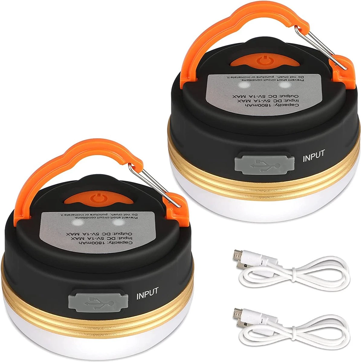 Albrillo Campinglamp LED 2 Stuks Campinglantaarn USB Oplaadbaar Campinglicht, 3 Modi Waterdicht Met 1800mAh Powerbank LED Campinglantaarn Tentverlichting Voor Vissen, Wandelen, Kamperen, Noodgevallen 3 Albrillo Campinglamp LED 2 Stuks Campinglantaarn USB Oplaadbaar Campinglicht, 3 Modi Waterdicht Met 1800mAh Powerbank LED Campinglantaarn Tentverlichting Voor Vissen, Wandelen, Kamperen, Noodgevallen