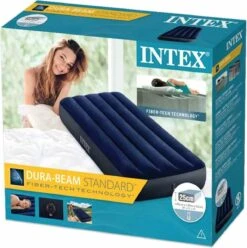 Intex Downy Twin Luchtbed - 1-persoons - 191x76x22 Cm -Buiten Kamperen 1195x1200 4
