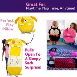 Draak Slaapzak -160 Cms | Kinderslaapzak | Slaapzak Junior | Nappers | Children Sleeping Bag | Kinderen Slaapzak | Super Soft 2 In 1 Fun Pillow &Sleepy For Boys | Draak Slaapzak | Zachte Slaapzak | Knuffel Slaapzak | 2 In 1 Slaapzak | Kinderen -Buiten Kamperen 1197x1200 3