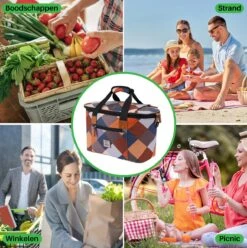 Brisby 4 Laags Geïsoleerde Koeltas - Boodschappentas 21 Liter - Block -Buiten Kamperen 1197x1200 37