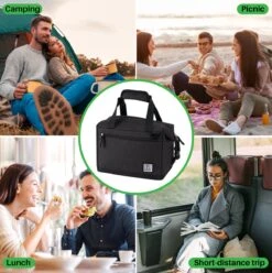 Brisby 4 Laags Geïsoleerde Koeltas - Lunchtas 12 Liter - Extra Ruimte Uitvouwbaar- Zwart 13 Brisby 4 Laags Geïsoleerde Koeltas - Lunchtas 12 Liter - Extra Ruimte Uitvouwbaar- Zwart -Buiten Kamperen 1197x1200 39