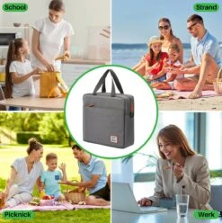 Brisby 4 Laags Geïsoleerde Koeltas - Lunchtas 7 Liter - Donkergrijs 13 Brisby 4 Laags Geïsoleerde Koeltas - Lunchtas 7 Liter - Donkergrijs -Buiten Kamperen 1197x1200 42