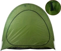 Merkloos Fietstent,Beschermhoes Fietsenschuur, Tent Voor Camping In De Open Lucht-groen 200*80*165CM -Buiten Kamperen 1200x1000 1