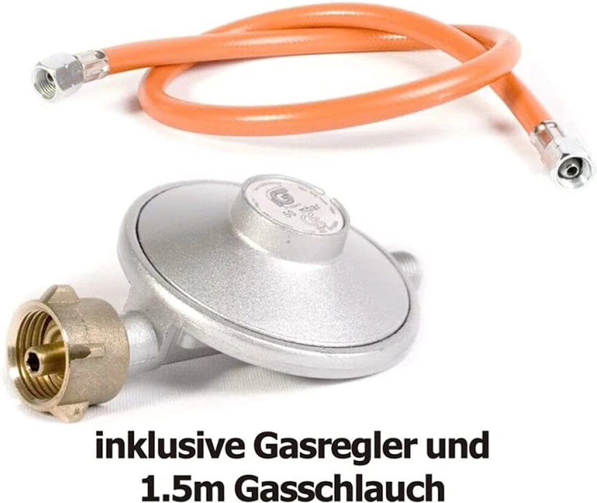 TronicXL Turbo Campingkooktoestel Met 2 Vlammen Aluminium Brander Gasaansluitslang En Drukregelaar, Gasfornuis, Gas, Zwart, Inclusief Draadgaas 4 TronicXL Turbo Campingkooktoestel Met 2 Vlammen Aluminium Brander Gasaansluitslang En Drukregelaar, Gasfornuis, Gas, Zwart, Inclusief Draadgaas - Afbeelding 2