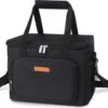 Lunchtas - Koeltas Voor Dames En Heren - Cool Bag - 4 Laags Geïsoleerde Koeltas - Kleine Cooler - Lunch Box - Lunchtas 15 Liter- Zwart -Buiten Kamperen 1200x1015 5