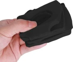 Kwmobile 1x Opvouwbare Houder Voor Flessen En Blikjes - Voor Koelkast En Voorraadkast - Siliconen Flessenhouder In Zwart - 31 X 9,5 X 1 Cm -Buiten Kamperen 1200x1021 7