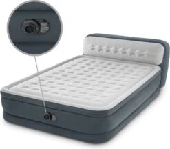 Intex 64448 - Queen Deluxe Ultra-Plush Zelfopblazend 2-persoons Luchtbed Met Hoofdboord (203x152x46cm) 31 Intex 64448 - Queen Deluxe Ultra-Plush Zelfopblazend 2-persoons Luchtbed Met Hoofdboord (203x152x46cm) -Buiten Kamperen 1200x1049