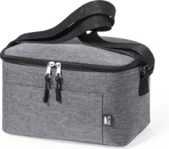 Merkloos Koeltas - Lunchtas - Koeltasje Lunch - Koelelementen - Isolatie - Volwassenen - Dames - Heren - RPET - Polyester - Aluminium - Grijs -Buiten Kamperen 1200x1058 1