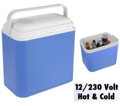 Excellent Cool Solutions - Draagbare Koelbox - Met Verwarm Functie - Blauw/wit - 24 Liter - 12V & 230V -Buiten Kamperen 1200x1060 3