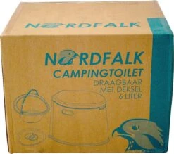 NordFalk Draagbaar Campingtoilet 6 Liter - Camping Toilet Met Binnenemmer - Incl. Deksel En Rolhouder -Buiten Kamperen 1200x1063 5