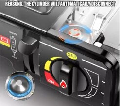 Camping Kooktoestel - Draagbaar Gasfornuis - Incl. 2x Gasflessen En Koffer -Buiten Kamperen 1200x1063 8