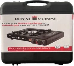 Campingman Draagbaar Gasfornuis - Campingkooktoestel - 1-Pits - Met Koffer -Buiten Kamperen 1200x1068 9