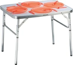 Merkloos Campingtafel - Opklapbaar - 75 X 55 X 70 Cm - Compact - Met Handvat -Buiten Kamperen 1200x1071