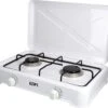 EDM 2-Pits Gaskooktoestel - Camping - Wit - 46x30x12 Cm 1 EDM 2-Pits Gaskooktoestel - Camping - Wit - 46x30x12 Cm -Buiten Kamperen 1200x1072 6
