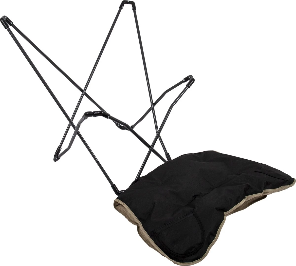 Bo-Camp - Urban Outdoor - Vlinderstoel - Grainger - M - Nika - Beige 6 Bo-Camp - Urban Outdoor - Vlinderstoel - Grainger - M - Nika - Beige - Afbeelding 4