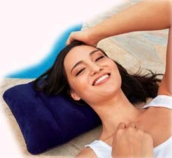 Intex Opblaasbaar Kussen - Hoofdkussen - Reiskussen - Inflatable Travel Pillow - Kampeerkussen - Reis Kussen - 43 X 28 X 9 Cm - Blauw -Buiten Kamperen 1200x1098 4