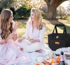 Lunchtas - Koeltas Voor Dames En Heren - Cool Bag - 4 Laags Geïsoleerde Koeltas - Kleine Cooler - Lunch Box - Lunchtas 15 Liter- Zwart -Buiten Kamperen 1200x1107 5