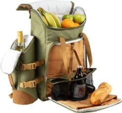 Cabinmax Koeltas - Koelrugzak - Picknick - Picknicktas Met Flessenhouder - Koelrugtas 24L - Olive Green 17 Cabinmax Koeltas - Koelrugzak - Picknick - Picknicktas Met Flessenhouder - Koelrugtas 24L - Olive Green -Buiten Kamperen 1200x1110 3