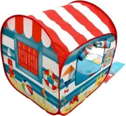 Pop-Up Strandtent: Beach Hut - Speeltent -Buiten Kamperen 1200x1112