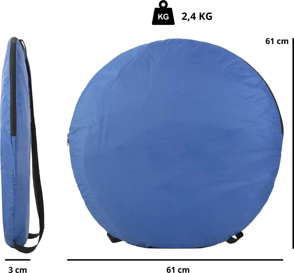 Dutch Mountains Pop-up Omkleedtent -190 X120cm Draagbare Douchetent - Prive-kamer - Multitent 6 Dutch Mountains Pop-up Omkleedtent -190 X120cm Draagbare Douchetent - Prive-kamer - Multitent - Afbeelding 4