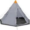 VidaXL Tent 4-persoons Grijs 1 VidaXL Tent 4-persoons Grijs -Buiten Kamperen 1200x1116