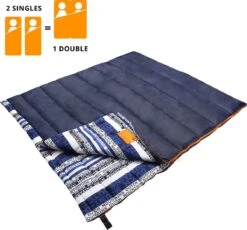 Dutch Mountains Slaapzak Goeree XL - Extra Groot 220x90cm - Katoenen Binnenkant - Aanritsbaar - Tochtstrip En Compressiehoes -Buiten Kamperen 1200x1118 3