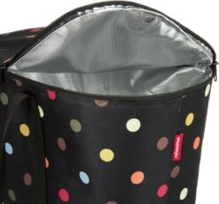 Reisenthel Coolerbag Koeltas - 20L - Dots Zwart -Buiten Kamperen 1200x1119 1